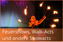 Feuershows, Walk-Acts und andere Showacts